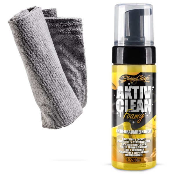 Aktiv Clean Foamy - Innenraumreiniger 200ml Set
