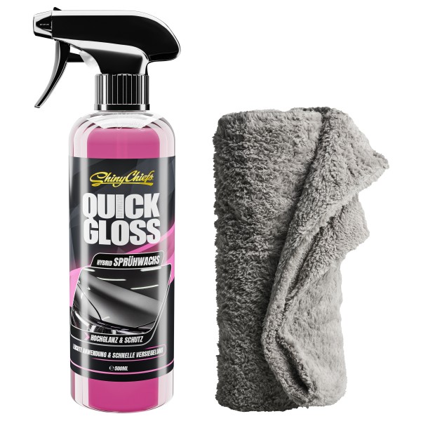 QUICK GLOSS ULTIMATE - HYBRID SPRÜHWACHS 500ml SET