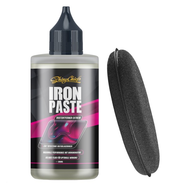 IRON PASTE - ROSTENTFERNER EXTREM 200ml + APPLIKATOR PAD SET