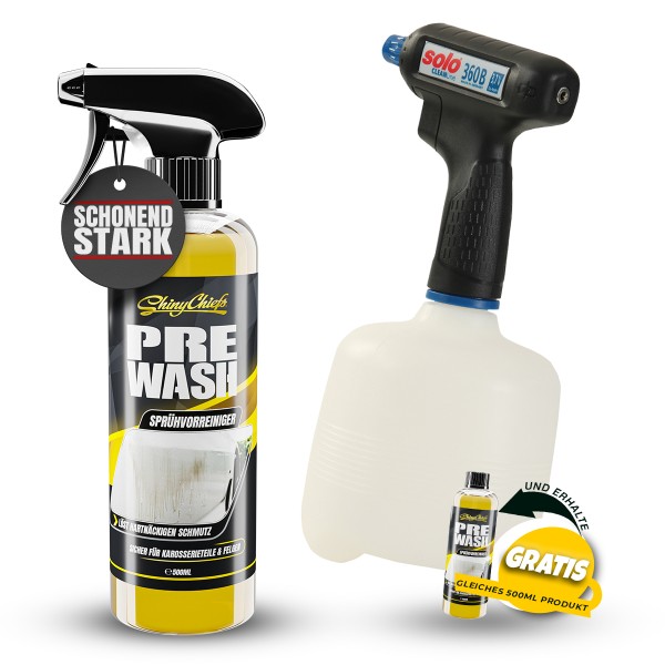 SOLO CLEANLine Akku-Handspritze 360 B 1L + PREWASH - VORREINIGER 500ml