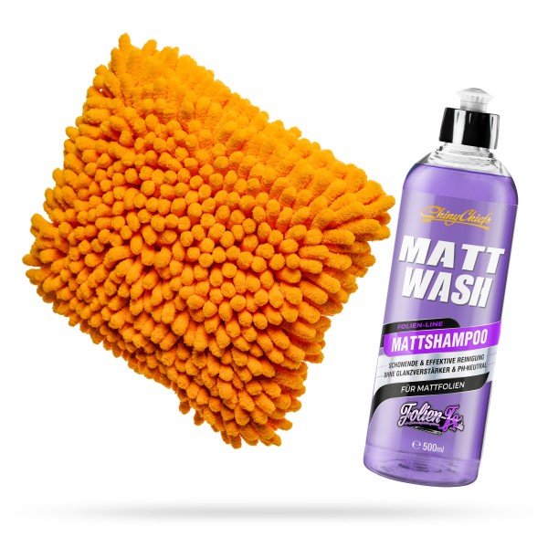 BIG WORMY - XXL WASCHPAD + MATT WASH - MATTSHAMPOO SET