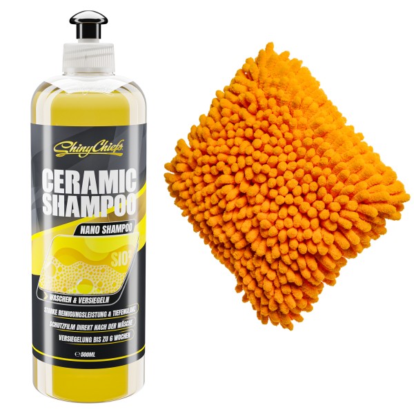 BIG WORMY - XXL WASCHPAD + CERAMIC SHAMPOO SET