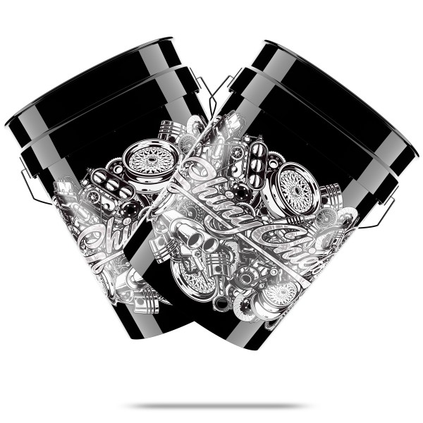 2x WASCHEIMER BLACK ENGINE - 20L