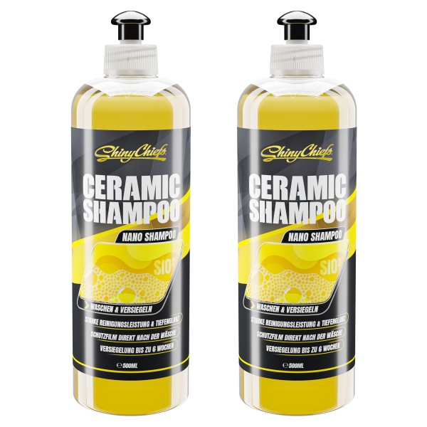 CERAMIC SHAMPOO - WASCHVERSIEGELUNG DOUBLE (2x500ml)