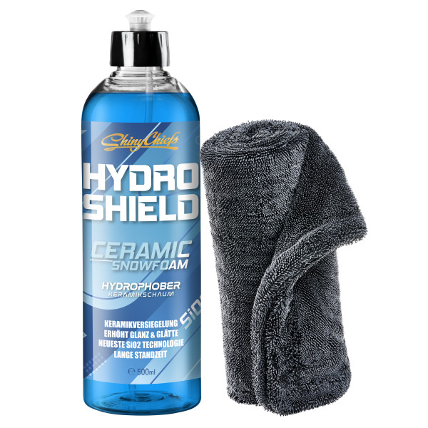 HYDRO SHIELD - CERAMIC SNOWFOAM 500ml + ORCA DRYINGTOWEL