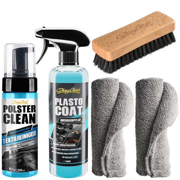 POLSTER CLEAN - TEXTILREINIGER + PLASTO COAT SET