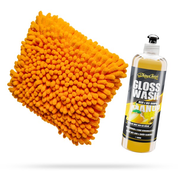 BIG WORMY - XXL WASCHPAD + GLOSSWASH MANGO SET