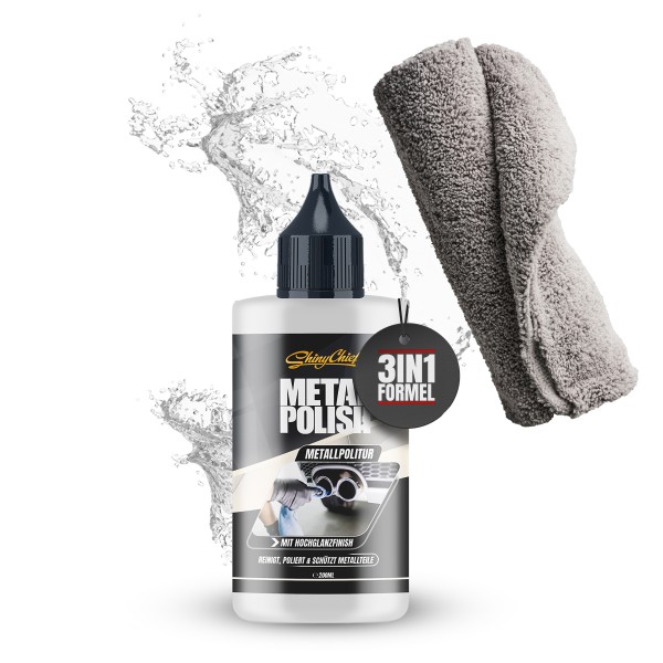 METAL POLISH - 3IN1 METALLPOLITUR 200ml SET