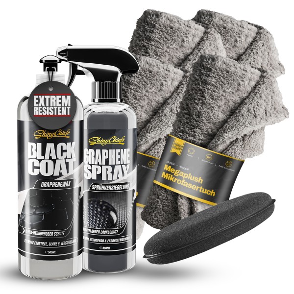 BLACK COAT - GRAPHENEWAX 500ml + GRAPHENE SPRAY 500ml SET