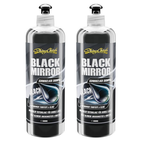 BLACK MIRROR - SCHWARZLACK SHAMPOO DOUBLE (2x500ml)