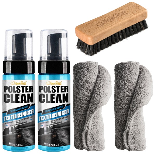 POLSTER CLEAN - TEXTILREINIGER + BÜRSTE DUO KIT