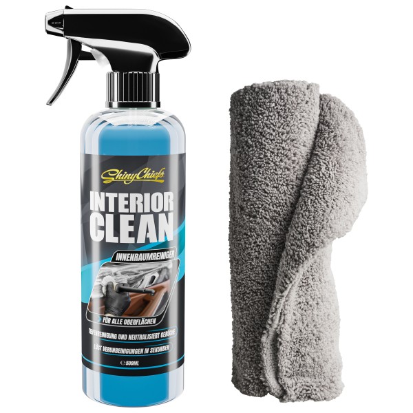 INTERIOR CLEAN - INNENRAUMREINIGER (NEW CAR DUFT) 500ml SET