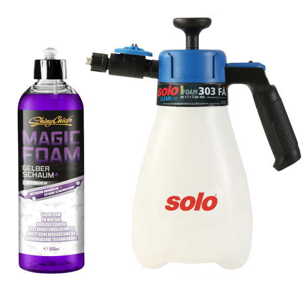 SOLO SCHAUMSPRÜHER 303 FA + MAGIC FOAM - LILA SCHAUM 500ml Set