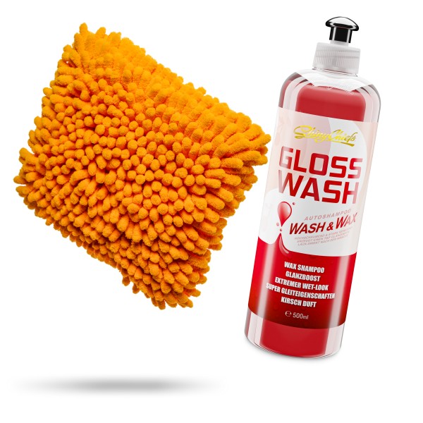 BIG WORMY - XXL WASCHPAD + GLOSSWASH KIRSCHE SET