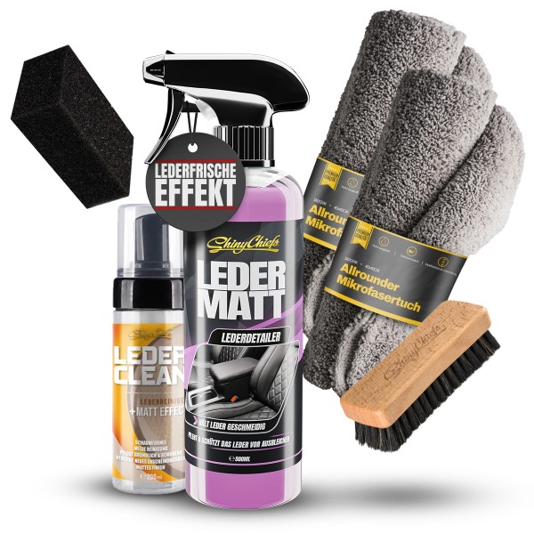 LEDER MATT + LEDER CLEAN - KOMPLETT SET